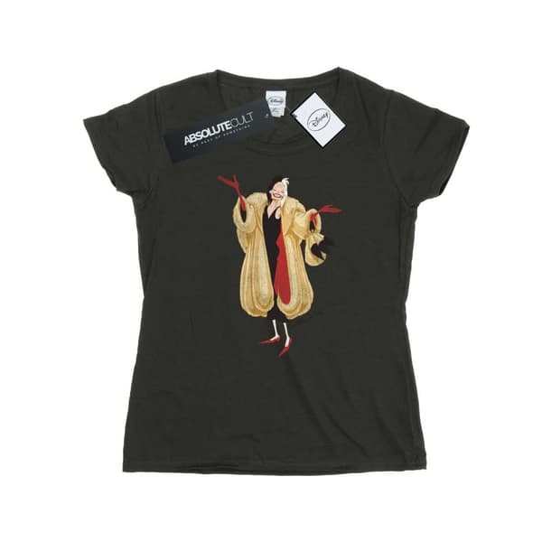 Disney Klassisk Cruella De Vil t-shirt i bomull för damer/kvinnor
