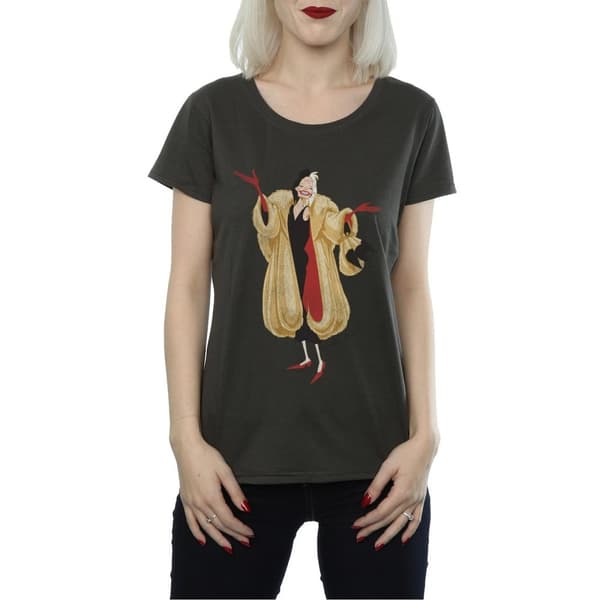 Disney Klassisk Cruella De Vil t-shirt i bomull för damer/kvinnor