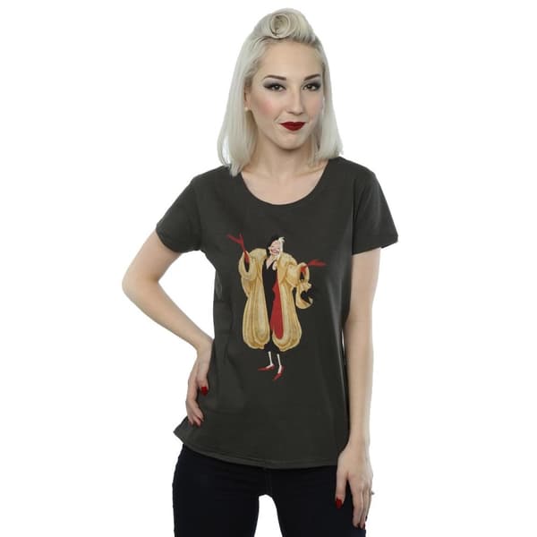 Disney Klassisk Cruella De Vil t-shirt i bomull för damer/kvinnor