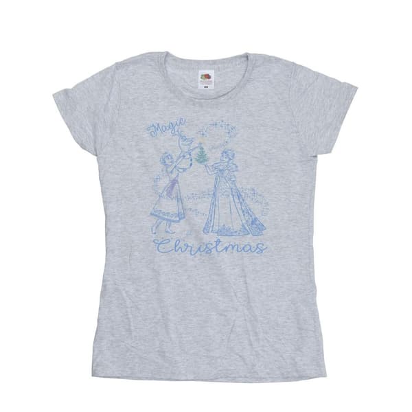 Disney Dam/Tjej Frozen Magic Christmas T-shirt i bomull