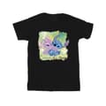 Miniatyrbild 1 av 3: Disney Lilo And Stitch St Patrick´s Day Clover T-shirt i bomull för flickor