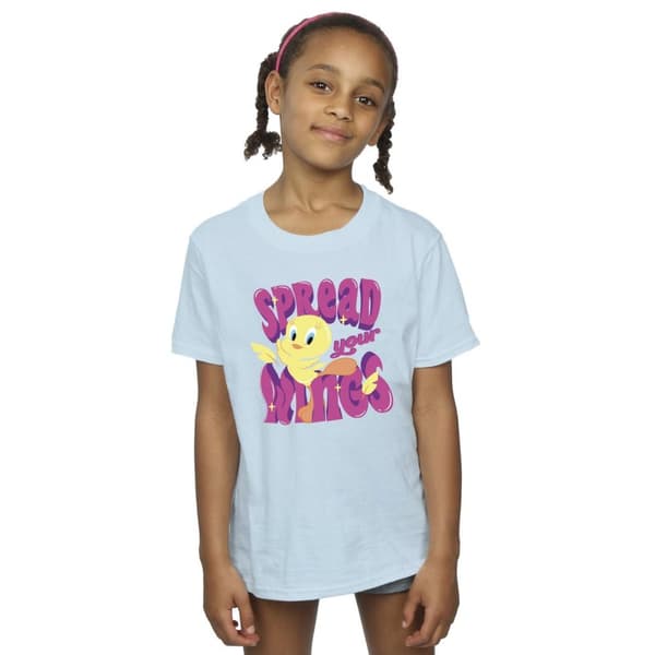 Looney Tunes Girls Tweeday Spread Your Wings Cotton T-Shirt