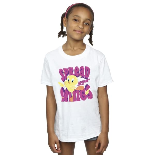 Looney Tunes Girls Tweeday Spread Your Wings Cotton T-Shirt