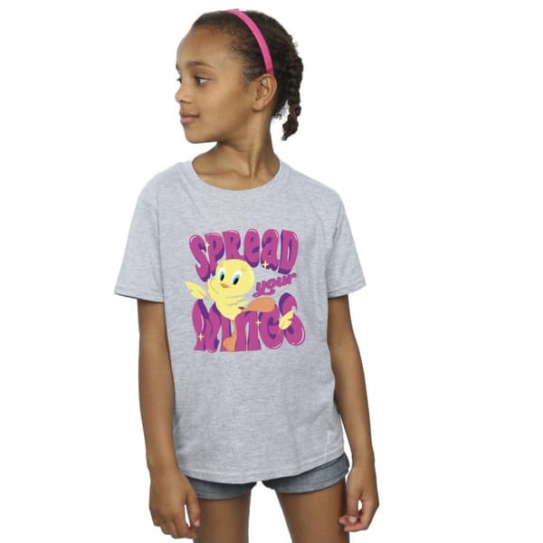Looney Tunes Girls Tweeday Spread Your Wings Cotton T-Shirt