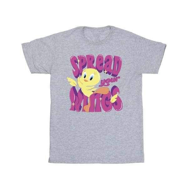 Looney Tunes Girls Tweeday Spread Your Wings Cotton T-Shirt
