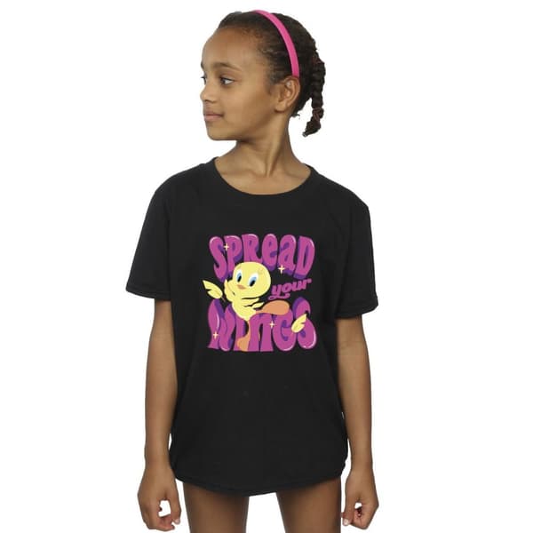 Looney Tunes Girls Tweeday Spread Your Wings Cotton T-Shirt