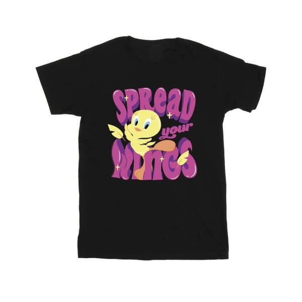 Looney Tunes Girls Tweeday Spread Your Wings Cotton T-Shirt
