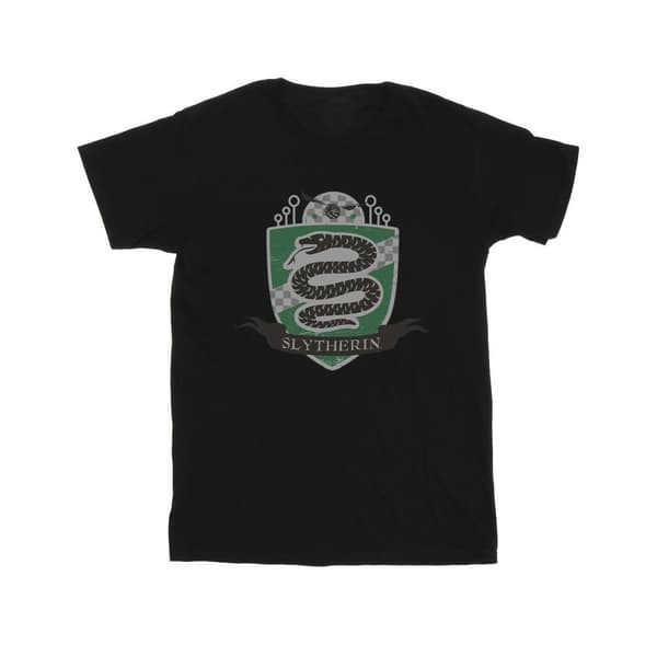Harry Potter T-shirt med Slytherin-märke på bröstet för pojkar
