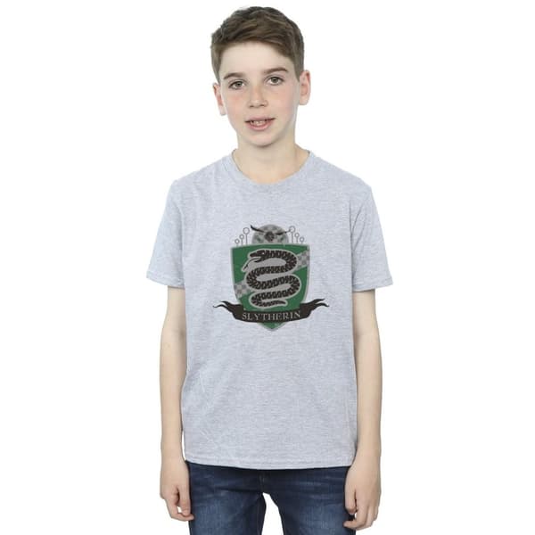Harry Potter T-shirt med Slytherin-märke på bröstet för pojkar
