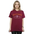 Miniatyrbilde 2 av 3: Harry Potter Womens/Ladies Gryffindor Team Quidditch Cotton Boyfriend T-Shirt