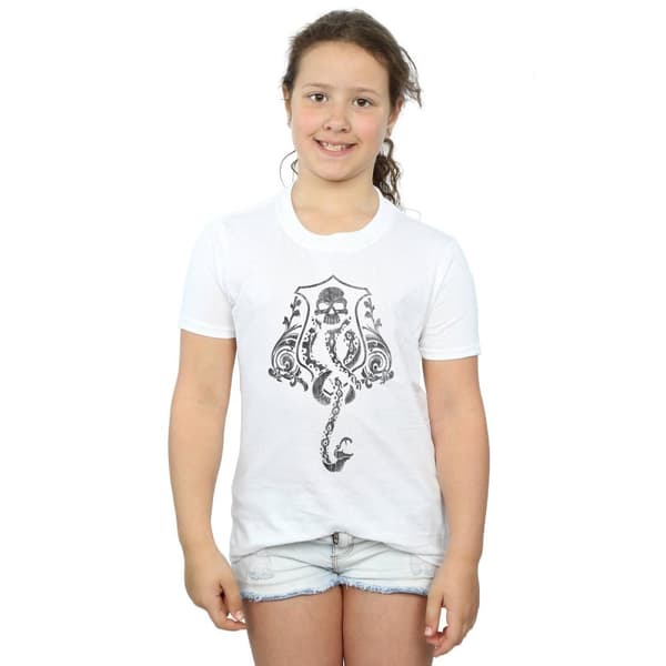 Harry Potter Girls Dark Mark Crest Cotton T-Shirt