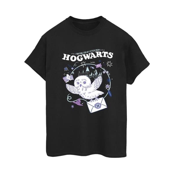 Harry Potter Womens/Ladies Owl Letter From Hogwarts Cotton Boyfriend T-Shirt