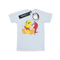 Miniatyrbillede 1 af 3: Looney Tunes Girls Christmas Tweety Cotton T-Shirt