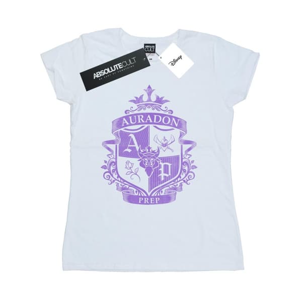Disney Dam/Tjej The Descendants Auradon Prep Crest Bomulls-T-shirt
