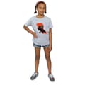 Miniatyrbild 4 av 5: Harry Potter T-shirt i bomull med stridssilhuett för flickor