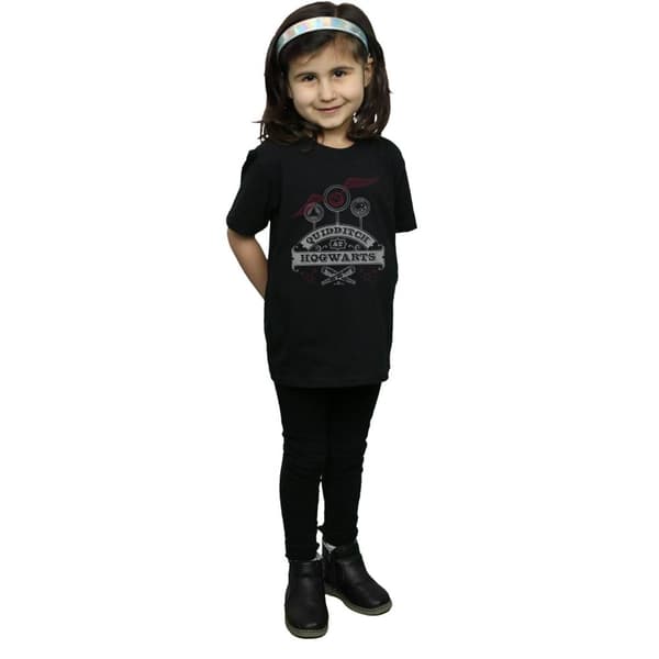 Harry Potter Girls Quidditch At Hogwarts Cotton T-Shirt