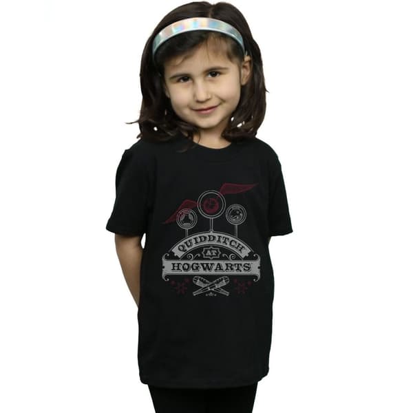Harry Potter Girls Quidditch At Hogwarts Cotton T-Shirt