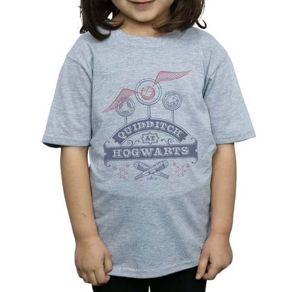 Harry Potter Girls Quidditch At Hogwarts Cotton T-Shirt