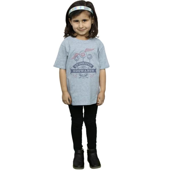Harry Potter Girls Quidditch At Hogwarts Cotton T-Shirt