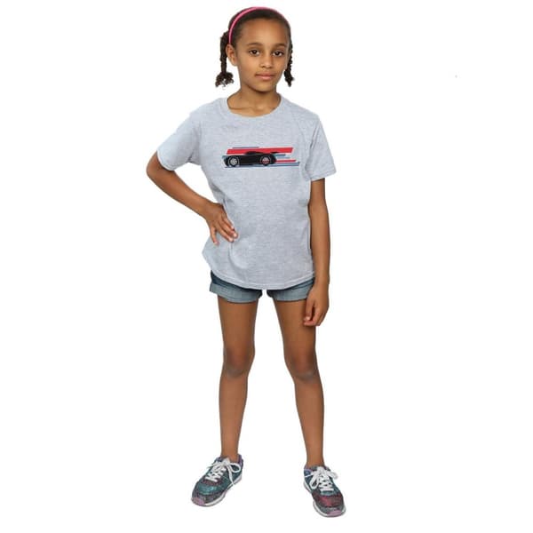 Disney Cars Jackson Storm Stripes T-shirt i bomull för flickor