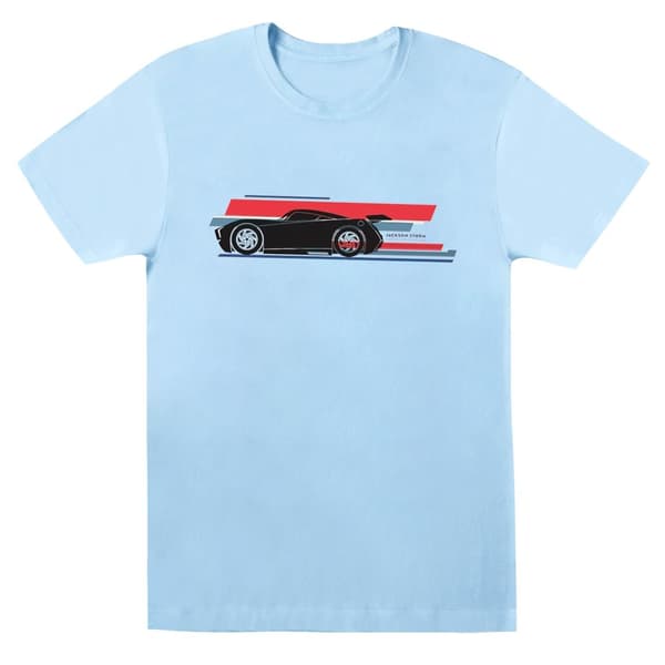 Disney Cars Jackson Storm Stripes T-shirt i bomull för flickor