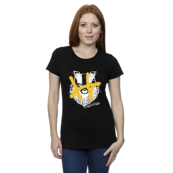 Harry Potter Dam/Häst Hufflepuff Pop Spray - T-shirt i bomull