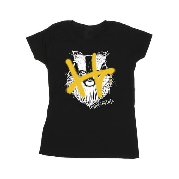 Harry Potter Dam/Häst Hufflepuff Pop Spray - T-shirt i bomull
