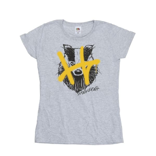 Harry Potter Dam/Häst Hufflepuff Pop Spray - T-shirt i bomull
