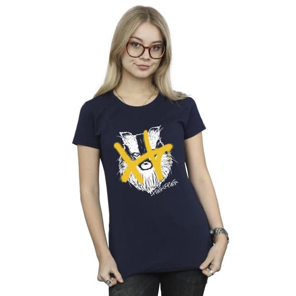 Harry Potter Dam/Häst Hufflepuff Pop Spray - T-shirt i bomull