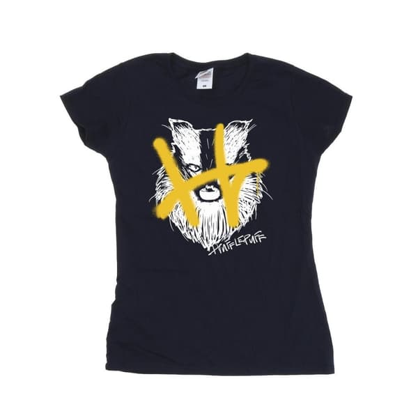 Harry Potter Dam/Häst Hufflepuff Pop Spray - T-shirt i bomull