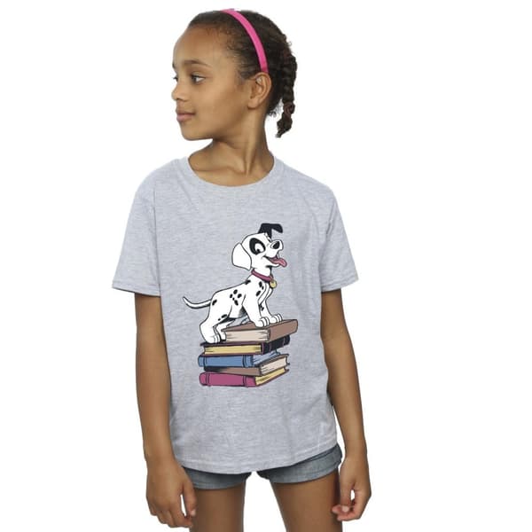 Disney T-shirt i bomull med 101 dalmatinerböcker för flickor