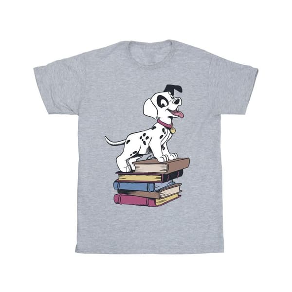 Disney T-shirt i bomull med 101 dalmatinerböcker för flickor
