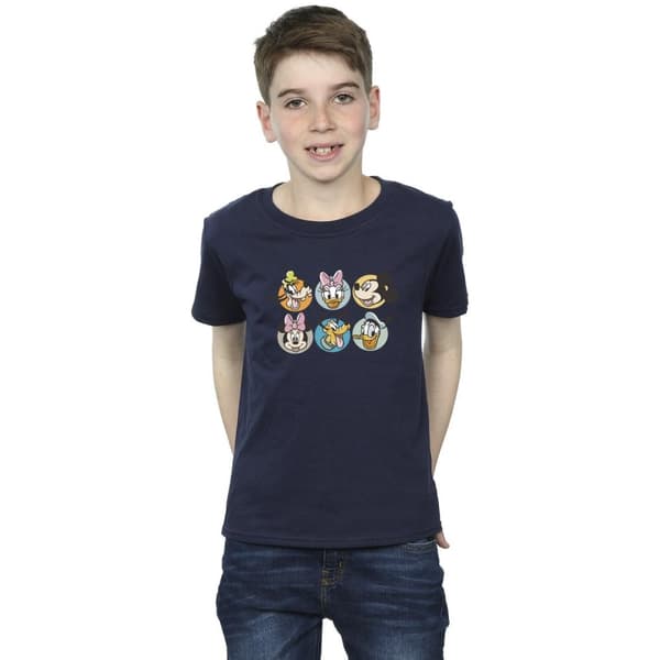 Disney T-shirt med ansikten från Musse Pigg och hans vänner