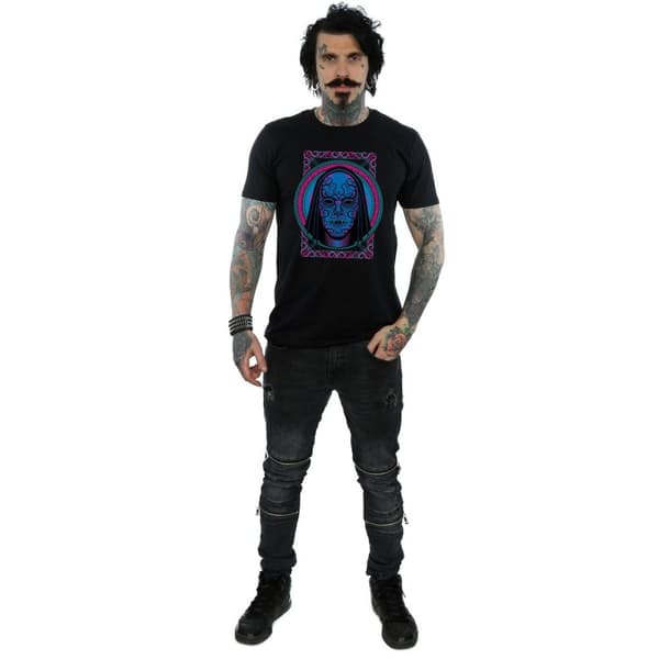 Harry Potter Neon Death Eater Mask T-shirt för herrar