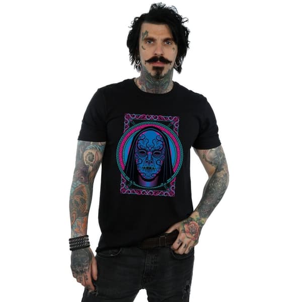 Harry Potter Neon Death Eater Mask T-shirt för herrar