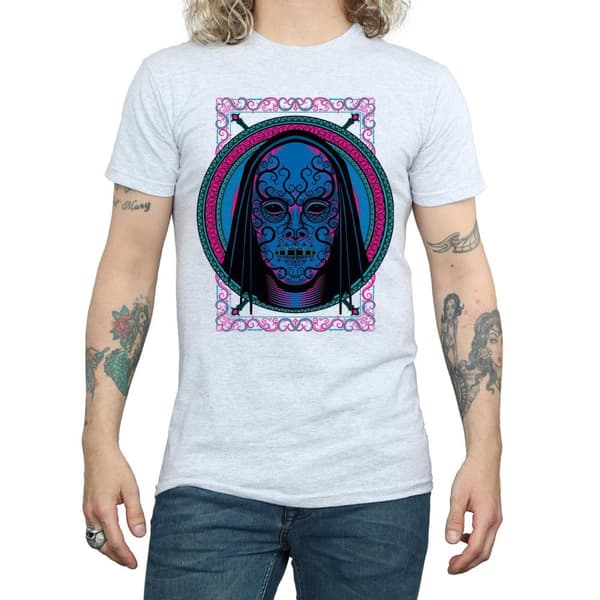 Harry Potter Neon Death Eater Mask T-shirt för herrar