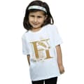 Miniatyrbild 2 av 5: Harry Potter Hufflepuff Glitter T-shirt i bomull för flickor