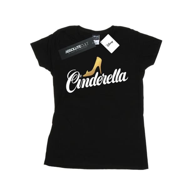 Disney Dam/Tjej - Cinderella Shoe - T-shirt i bomull med logotyp