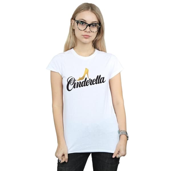 Disney Dam/Tjej - Cinderella Shoe - T-shirt i bomull med logotyp