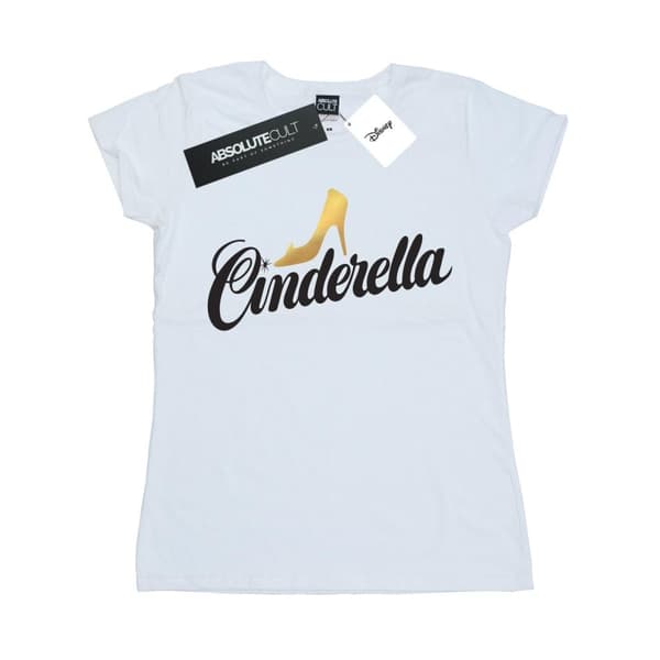 Disney Dam/Tjej - Cinderella Shoe - T-shirt i bomull med logotyp