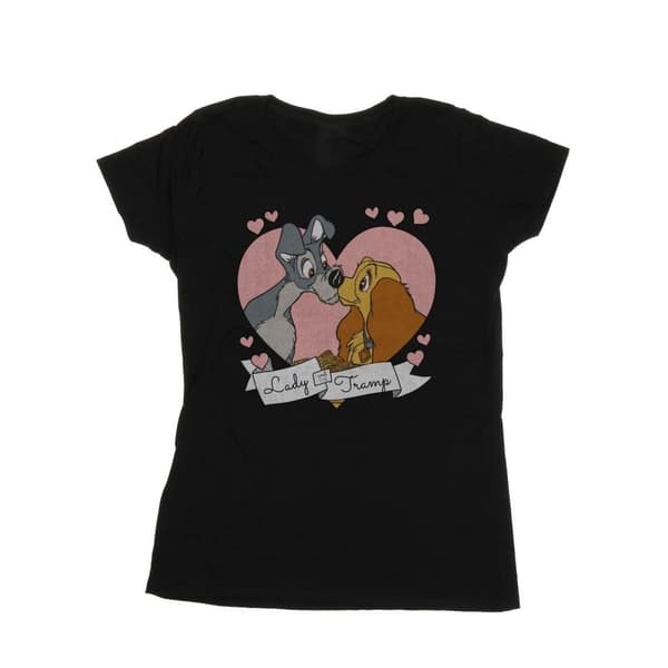 Disney Dam/Lady Lady And The Tramp Love T-shirt i bomull