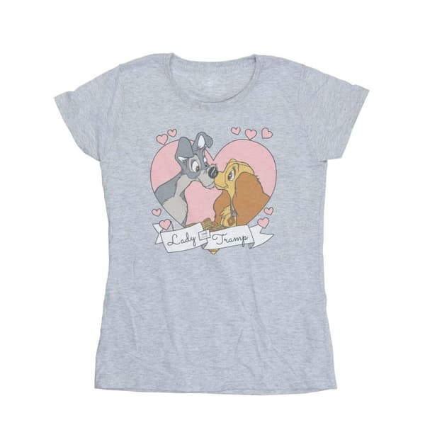 Disney Dam/Lady Lady And The Tramp Love T-shirt i bomull