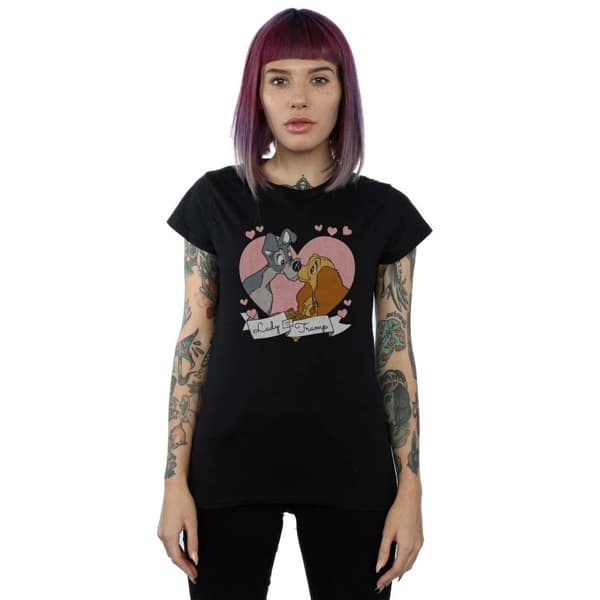 Disney Dam/Lady Lady And The Tramp Love T-shirt i bomull