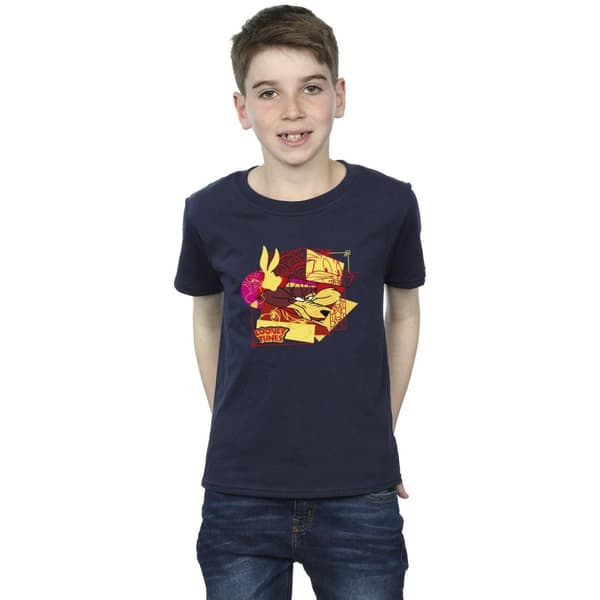 Looney Tunes Pojkar Wile E Coyote Bugs Rabbit Nyårs T-shirt