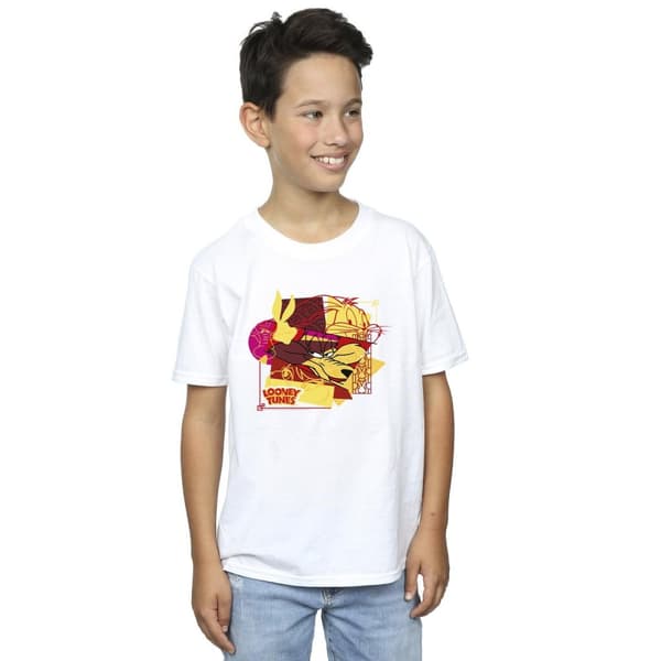 Looney Tunes Pojkar Wile E Coyote Bugs Rabbit Nyårs T-shirt