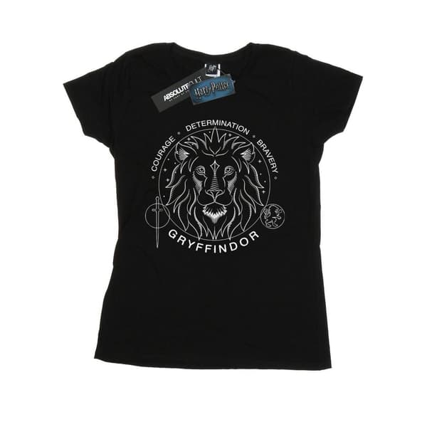 Harry Potter Womens/Ladies Gryffindor Seal Cotton T-Shirt