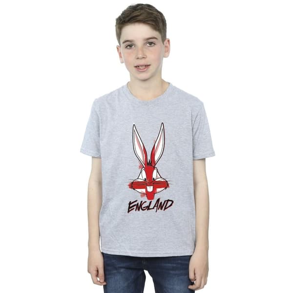 Looney Tunes Boys Bugs England Face T-Shirt