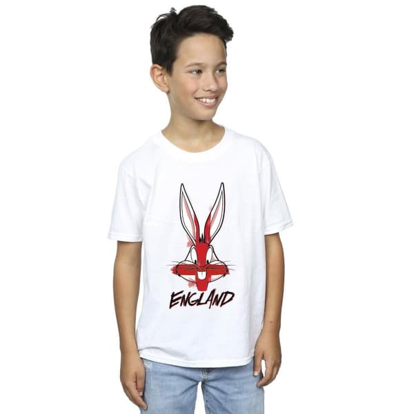 Looney Tunes Boys Bugs England Face T-Shirt