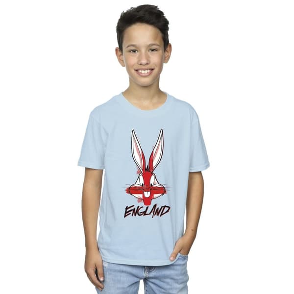 Looney Tunes T-shirt med ansiktet av Bugs England för pojkar