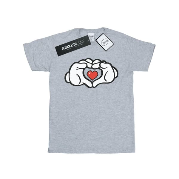 Disney Musse Pigg - T-shirt med hjärta och händer för pojkar